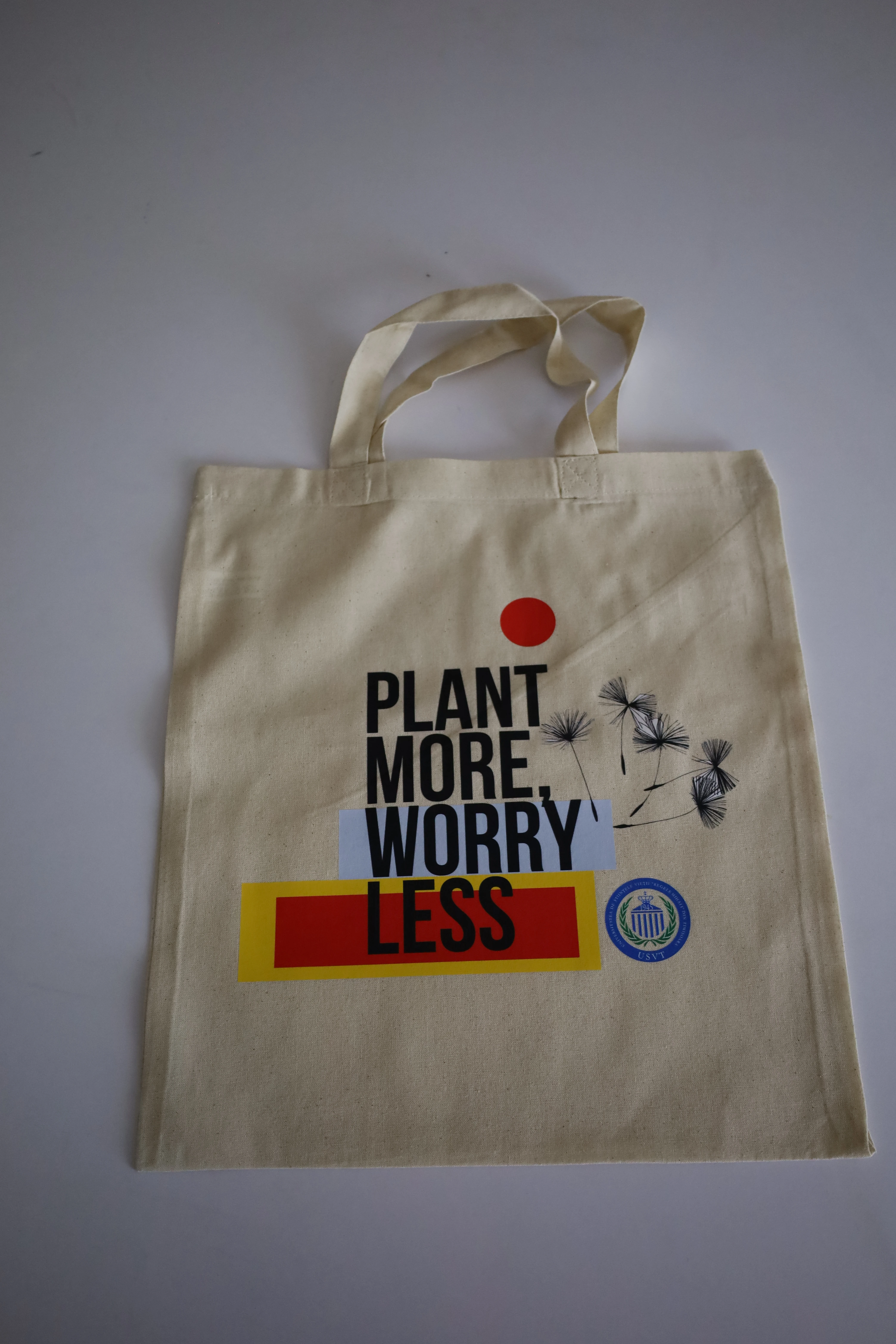 Sacoșă Plant More, Worry Less